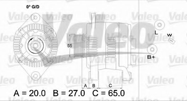 VALEO 436736 Alternator